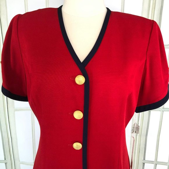 Danny & Nicole Shift Business Dress Lagenlook - Picture 5 of 9